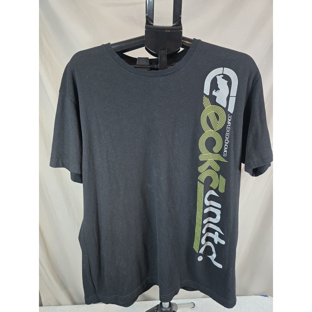 mens ecko unltd t-shirt XL complex eckonomics rhino black